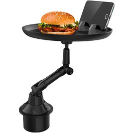 Mobigear Table Telefoonhouder Auto Bekerhouder Universeel - Zwart