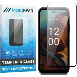 Mobigear Premium Nokia XR21 Glazen Screenprotector - Case Friendly - Zwart