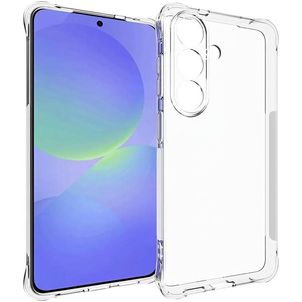 Mobigear Cushion Doorzichtig Samsung Galaxy S26 Hoesje Flexibel TPU Backcover - Transparant
