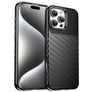 Mobigear Groove iPhone 16 Pro Max Hoesje Flexibel TPU Backcover - Zwart