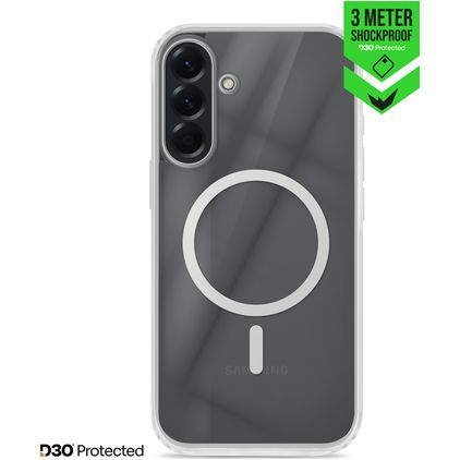 Striker X-Core Xtreme Impact Doorzichtig Samsung Galaxy A36 MagSafe Hoesje Hardcase Backcover Shockproof - Transparant