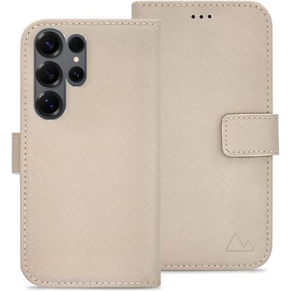 My Style Flex Wallet Samsung Galaxy S25 Ultra Hoesje Bookcase Portemonnee - Warm Taupe