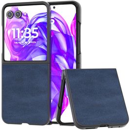Mobigear Excellent Motorola Razr 50 Ultra Hoesje Hardcase Backcover - Blauw