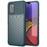 Mobigear Groove Samsung Galaxy A03s Hoesje Flexibel TPU Backcover - Groen