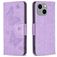Mobigear Butterfly iPhone 15 Plus Hoesje Bookcase Portemonnee - Paars