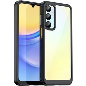 Mobigear Crystal Samsung Galaxy A16 Hoesje Hardcase Backcover - Zwart
