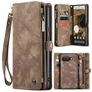 CaseMe 008 Google Pixel 9a Hoesje Uitneembare 2in1 Bookcase Portemonnee - Bruin