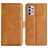 Mobigear Slim Magnet Samsung Galaxy A53 Hoesje Bookcase Portemonnee - Cognac