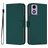 Mobigear Urban Wallet Motorola Moto E14 Hoesje Bookcase Portemonnee - Donkergroen