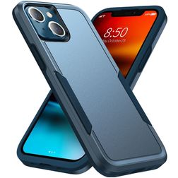 Mobigear Heavy Armor iPhone 14 Hoesje Hardcase Backcover Shockproof - Donkerblauw