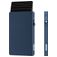 Valenta Cardprotector Aluminium Pasjeshouder - 7 Pasjes - MagSafe Compatible - Blauw