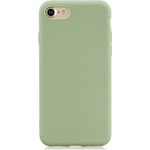 Mobigear Colors iPhone SE (2022) Hoesje Flexibel TPU Backcover - Groen