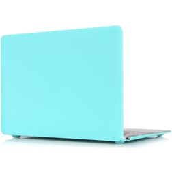 Mobigear Matte MacBook 12 Inch (2015-2017) Hoes Hardshell Laptopcover MacBook Case - Turquoise - Model A1534