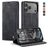 Caseme 013 iPhone 17 Pro Max Hoesje Bookcase Portemonnee - Zwart