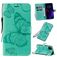 Mobigear Butterfly iPhone 11 Hoesje Bookcase Portemonnee - Turquoise