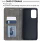 Mobigear Rhombus Magnetic Leather Wallet Case Gray Samsung Galaxy A52 5G