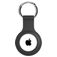 Xccess Keychain Apple AirTag Hoesje Flexibel Siliconen Sleutelhanger - Zwart