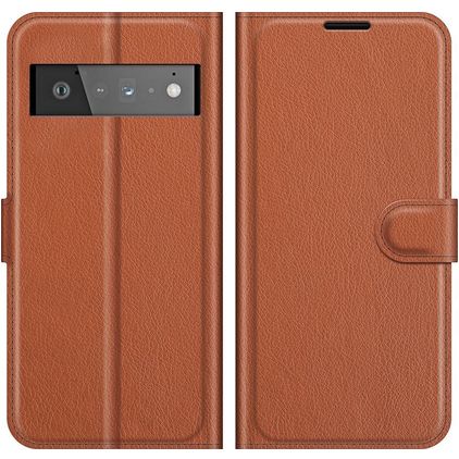 Mobigear Classic Google Pixel 6 Pro Hoesje Bookcase Portemonnee - Bruin