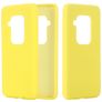 Mobigear Rubber Touch Motorola One Zoom Siliconen Hoesje Backcover - Geel
