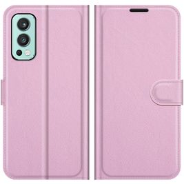 Mobigear Classic OnePlus Nord 2 Hoesje Bookcase Portemonnee - Roze