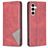 Mobigear Rhombus Slim Samsung Galaxy S24 FE Hoesje Bookcase - Rood