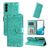 Mobigear Sunflower Samsung Galaxy S23 Hoesje Bookcase Portemonnee - Groen
