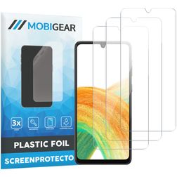 Mobigear Samsung Galaxy A33 Screenprotector Folie - Case Friendly (3-Pack)