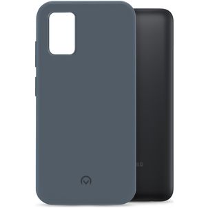 Mobilize Rubber Gelly Samsung Galaxy A03s Hoesje Flexibel TPU Backcover - Matt Blue