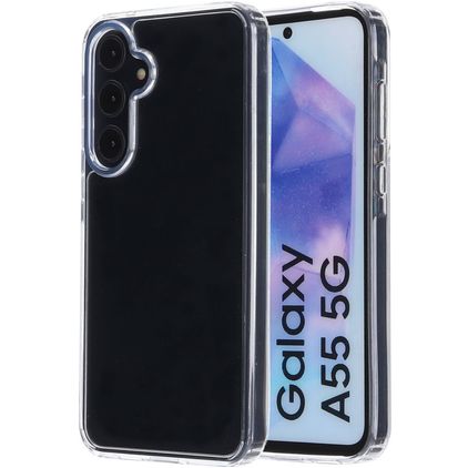 Mobiparts Classic Doorzichtig Samsung Galaxy A55 Hoesje Hardcase Backcover - Transparant