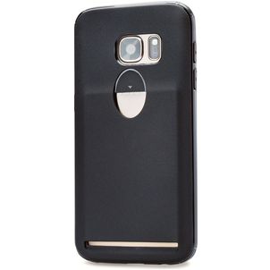 Xccess Matt Card Samsung Galaxy S7 Hoesje Flexibel TPU Backcover - Zwart