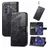 Mobigear Butterfly Motorola Edge (2022) Hoesje Bookcase Portemonnee - Zwart