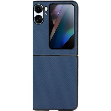 Mobigear Excellent OPPO Find N2 Flip Hoesje Hardcase Backcover - Blauw