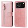 Mobigear Zipper iPhone 17 Pro Hoesje Bookcase Portemonnee - Roségoud