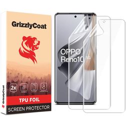 GrizzlyCoat OPPO Reno 10 Hydrogel TPU Screenprotector - Case Friendly + Installatieframe (2-Pack)