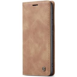 Caseme 013 Samsung Galaxy A21s Hoesje Bookcase Portemonnee - Bruin