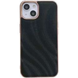 Mobigear Wavy iPhone 14 Hoesje Hardcase Backcover - Zwart