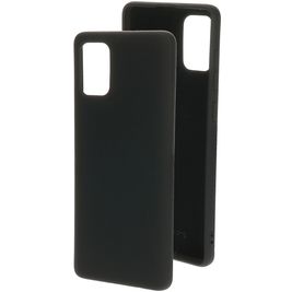 Mobiparts Samsung Galaxy A71 Siliconen Hoesje Backcover - Zwart
