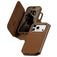 CARE by PanzerGlass Tango Two-in-One iPhone 18 Pro MagSafe Hoesje Uitneembare 2in1 Bookcase Portemonnee - Bruin