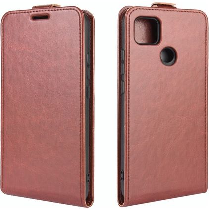Mobigear Xiaomi Redmi 9C Hoesje Flipcase - Bruin