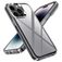 Mobigear Crystal iPhone 14 Pro Max Hoesje Hardcase Backcover - Transparant / Grijs