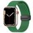 Mobigear Sport Mag Siliconen Apple Watch Bandje Magneetsluiting - 49/46/45/44 mm - Groen