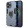Mobigear Armor Ring iPhone 13 Pro Max Hoesje Hardcase Backcover Shockproof met Ringhouder - Blauw