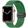 Mobigear Sport Mag Siliconen Apple Watch Bandje Magneetsluiting - 42/41/40/38 mm - Groen