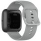 Mobigear Sport Buckle Siliconen Fitbit Versa Bandje Gespsluiting - Grijs