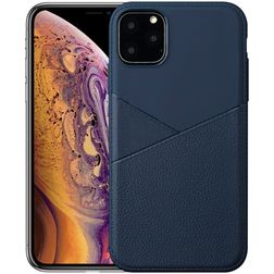 Mobigear Excellent iPhone 11 Pro Max Hoesje Flexibel TPU Backcover - Blauw