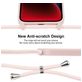 Mobigear Lanyard iPhone 15 Siliconen Hoesje met koord - Sand Pink