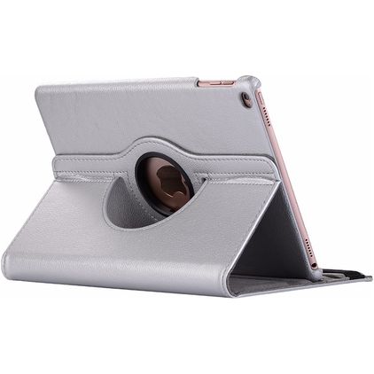 Mobigear DuoStand iPad Mini 5 (2019) Hoes Draaibare Bookcase - Zilver