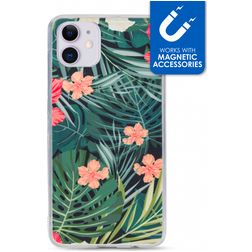 My Style Magneta iPhone 11 Hoesje Flexibel TPU Backcover - Black Jungle