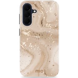 MIO Samsung Galaxy A57 MagSafe Hoesje Hardcase Backcover - Gold Marble