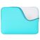 Mobigear Basics Laptop Sleeve 14 inch Laptop hoes - Blauw